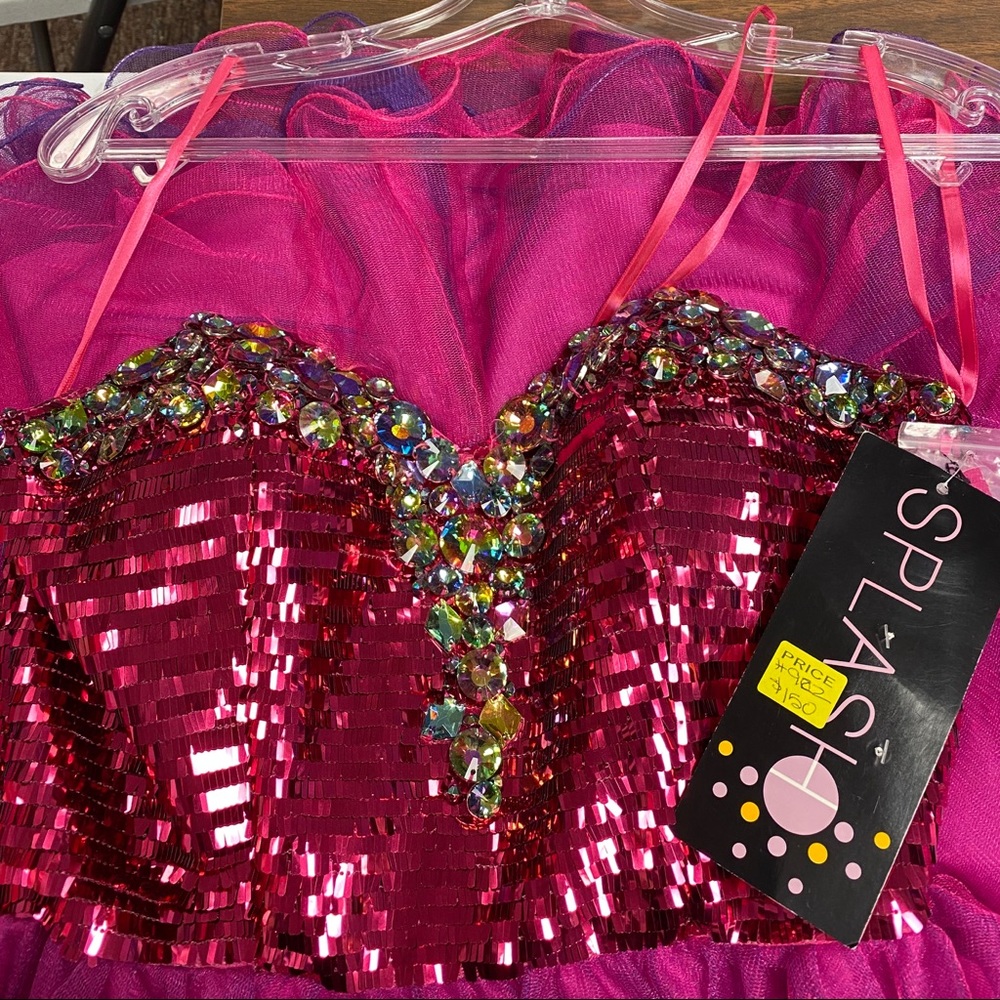 NWT SPLASH BY LANDA  JA170 / Size 10 /  Fuchsia - Picture 3 of 6